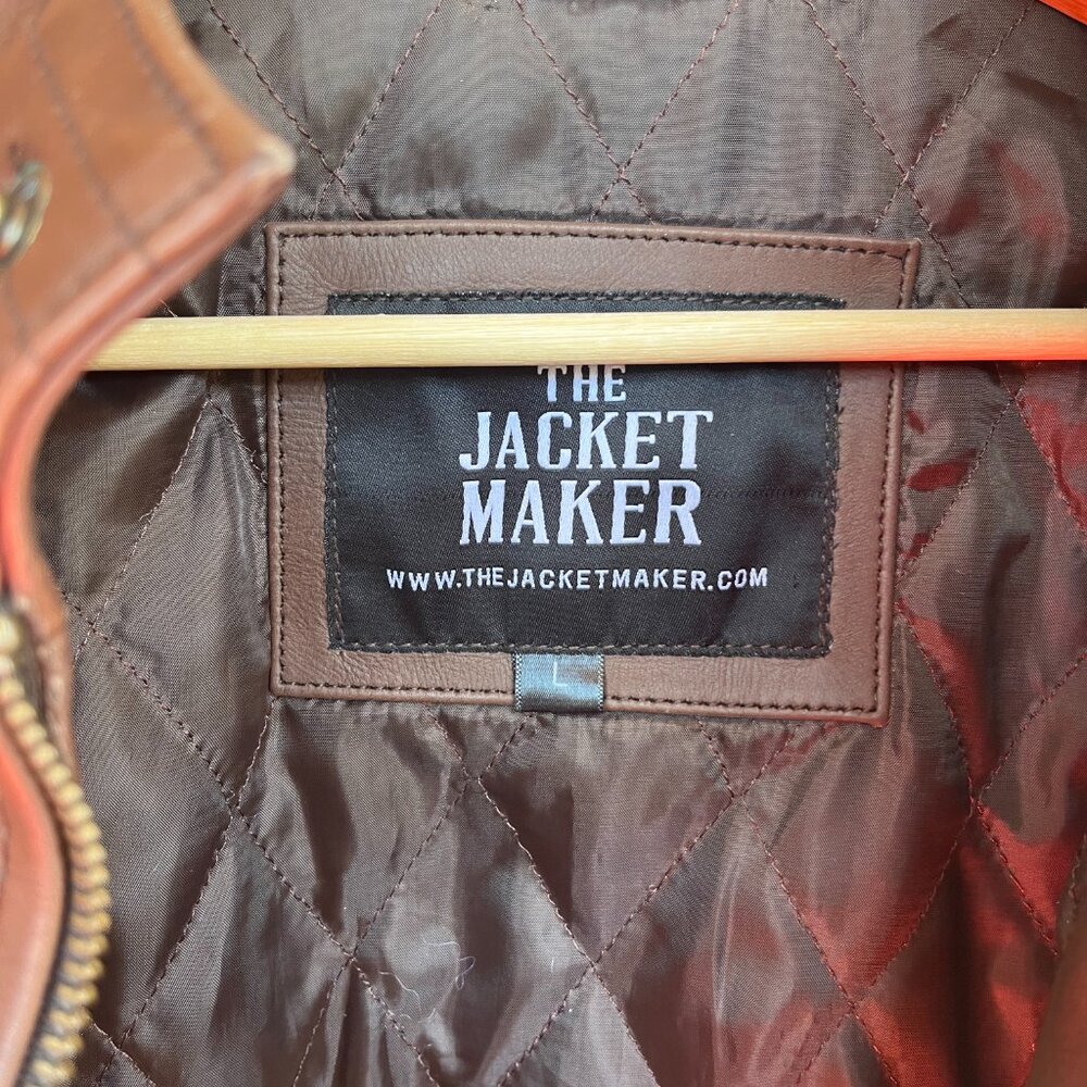 The Jacket Maker Brown Leather Jacket - image 3